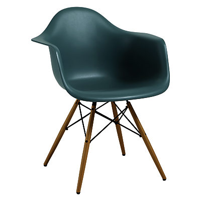 Vitra Eames DAW 43cm Armchair Ocean / Light Wood
